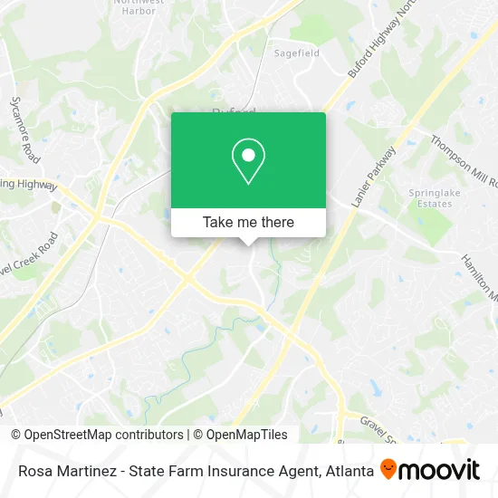 Rosa Martinez - State Farm Insurance Agent map