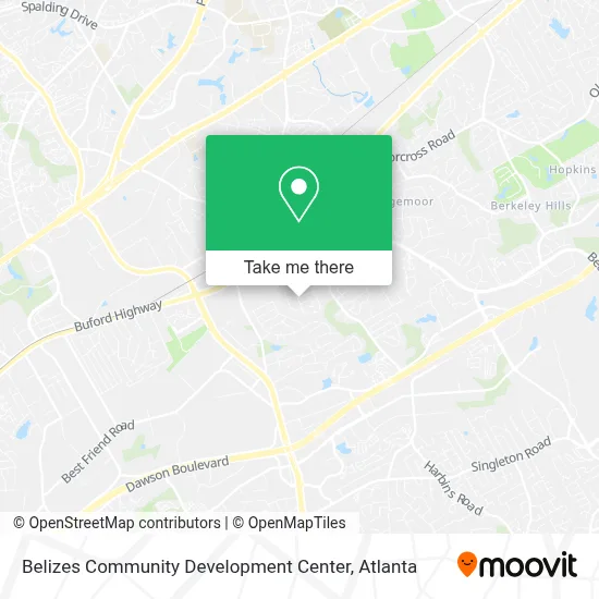 Belizes Community Development Center map