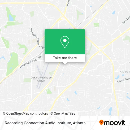 Recording Connection Audio Institute map