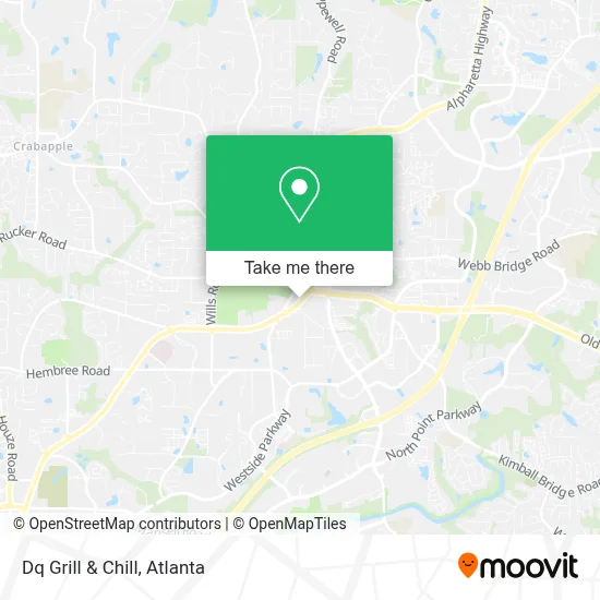 Dq Grill & Chill map