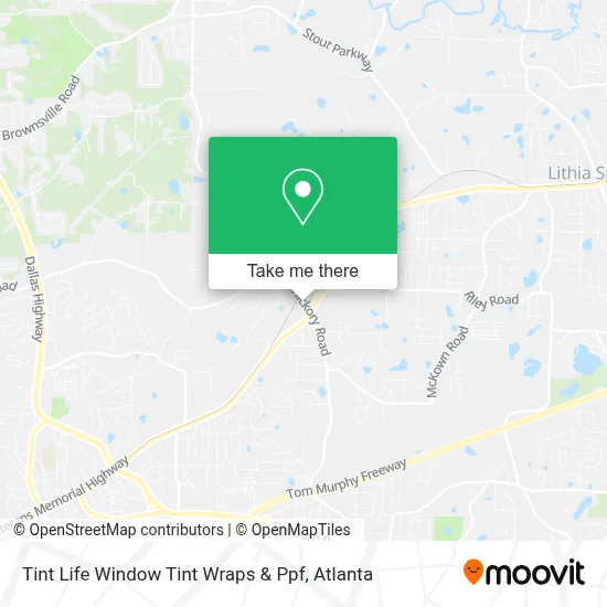 Tint Life Window Tint Wraps & Ppf map