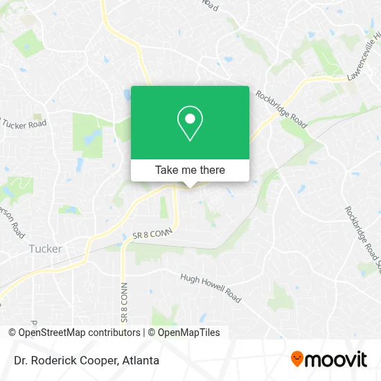 Dr. Roderick Cooper map
