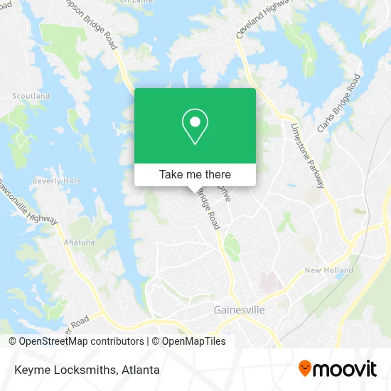 Keyme Locksmiths map