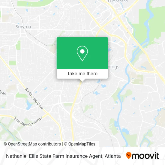 Nathaniel Ellis State Farm Insurance Agent map