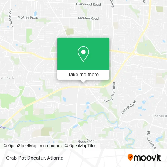Crab Pot Decatur map