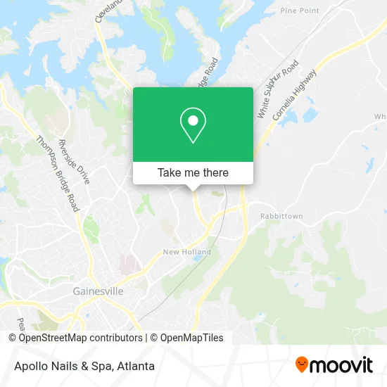 Apollo Nails & Spa map