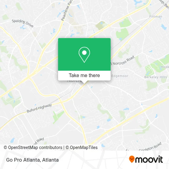 Go Pro Atlanta map