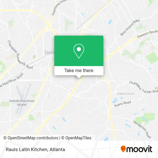 Rauls Latin Kitchen map