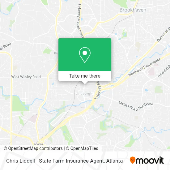 Chris Liddell - State Farm Insurance Agent map
