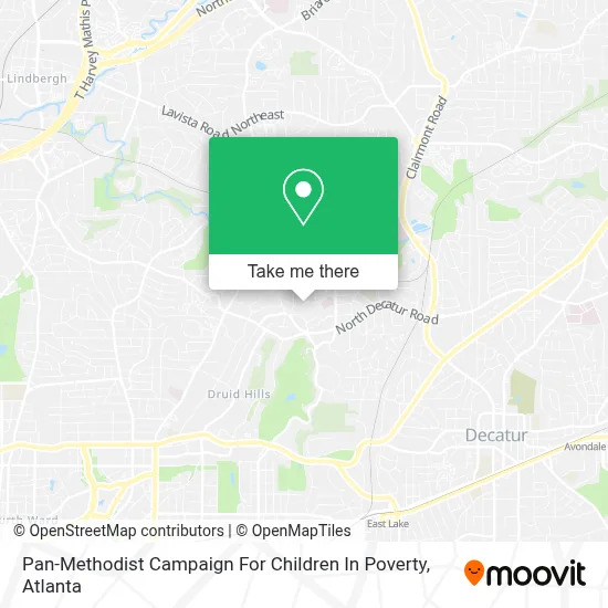 Pan-Methodist Campaign For Children In Poverty map
