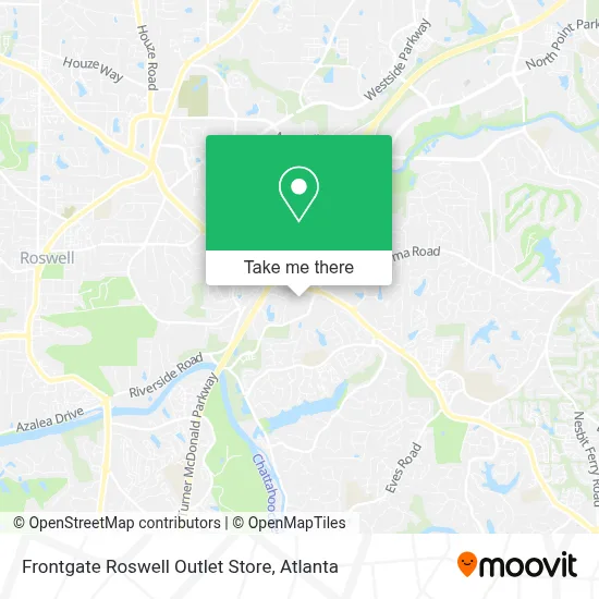 Frontgate Roswell Outlet Store map