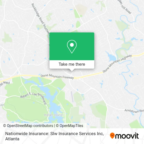 Nationwide Insurance: Slw Insurance Services Inc map