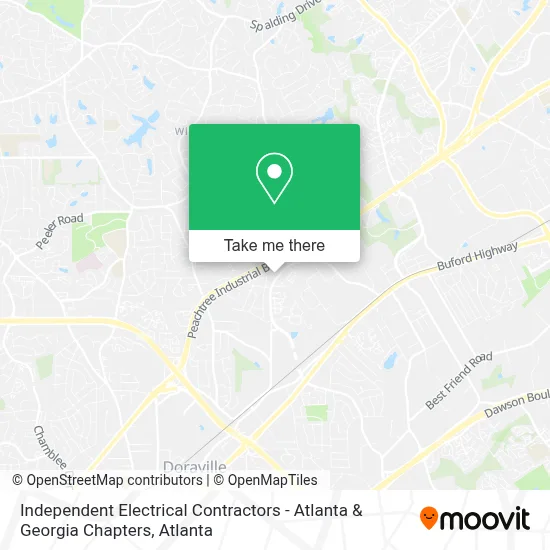 Independent Electrical Contractors - Atlanta & Georgia Chapters map