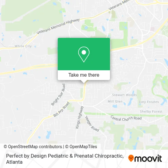 Perfect by Design Pediatric & Prenatal Chiropractic map
