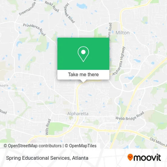 Spring Educational Services map