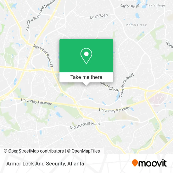 Armor Lock And Security map