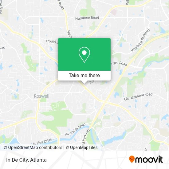 In De City map