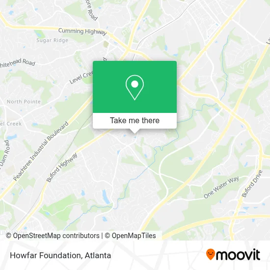 Howfar Foundation map