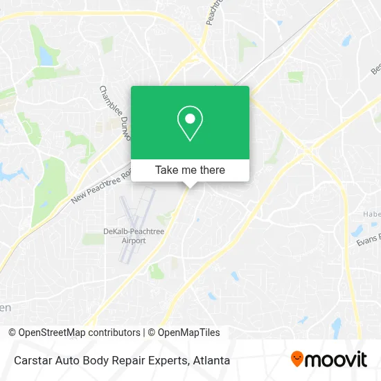Carstar Auto Body Repair Experts map