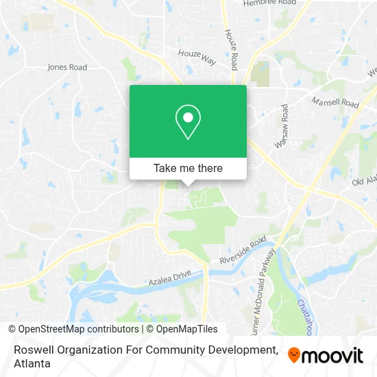 Roswell Organization For Community Development map