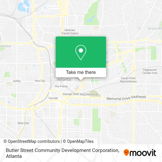 Butler Street Community Development Corporation map