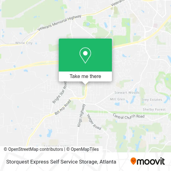 Storquest Express Self Service Storage map