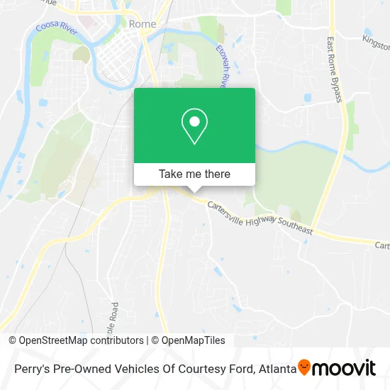 Perry's Pre-Owned Vehicles Of Courtesy Ford map