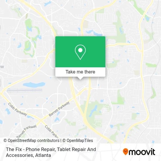 The Fix - Phone Repair, Tablet Repair And Accessories map