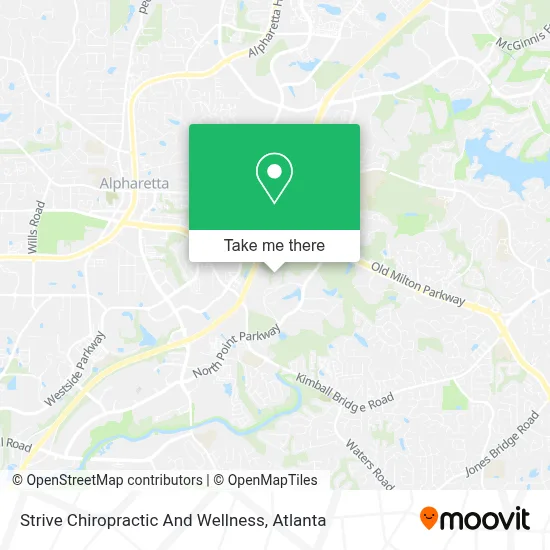 Strive Chiropractic And Wellness map
