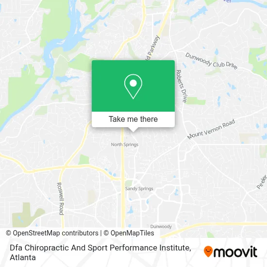Dfa Chiropractic And Sport Performance Institute map