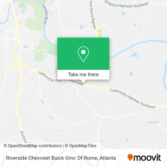 Riverside Chevrolet Buick Gmc Of Rome map