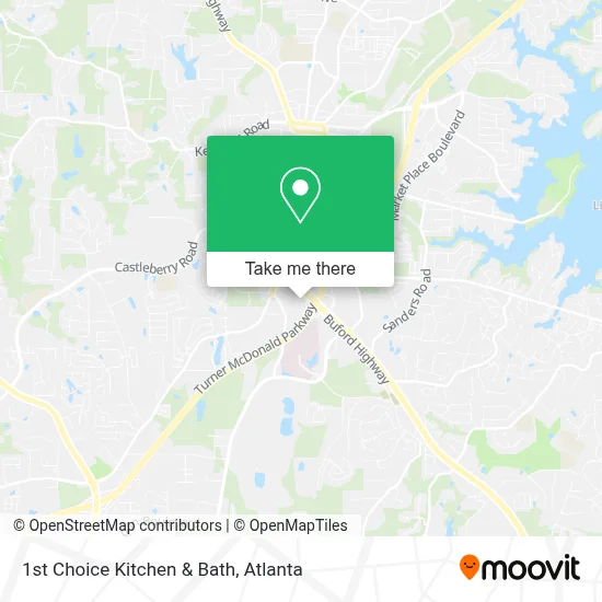 1st Choice Kitchen & Bath map