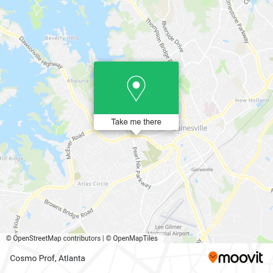 Cosmo Prof map