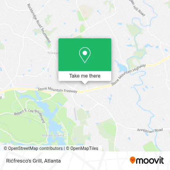 Rićfresco's Grill map