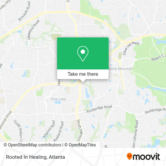 Rooted In Healing map