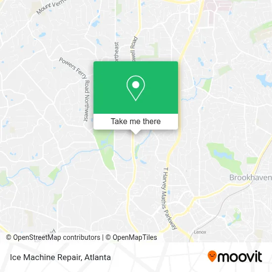 Ice Machine Repair map