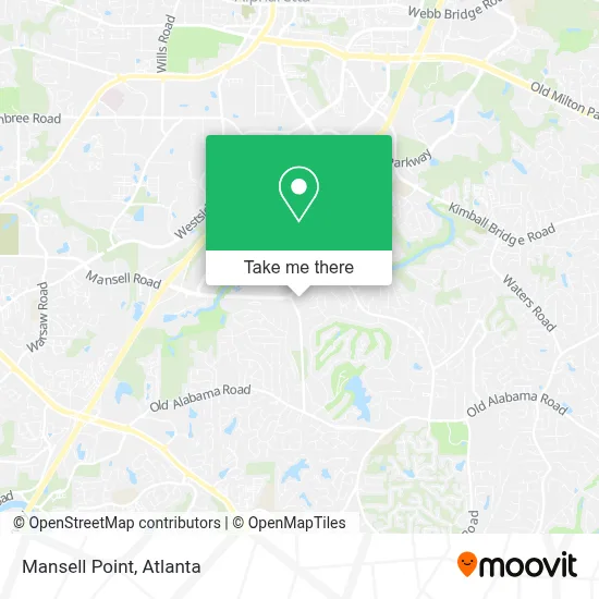Mansell Point map