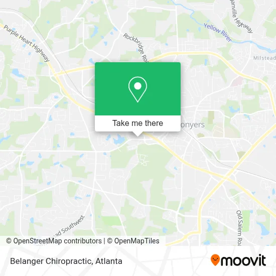 Belanger Chiropractic map