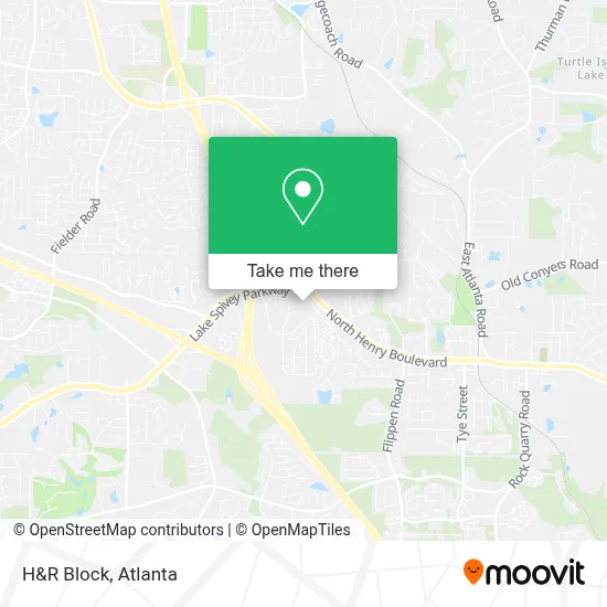 H&R Block map