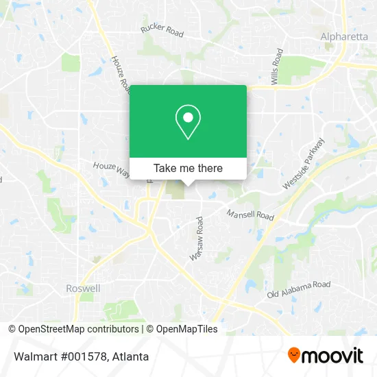 Walmart #001578 map