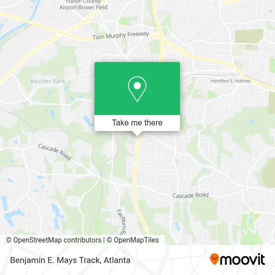 Benjamin E. Mays Track map