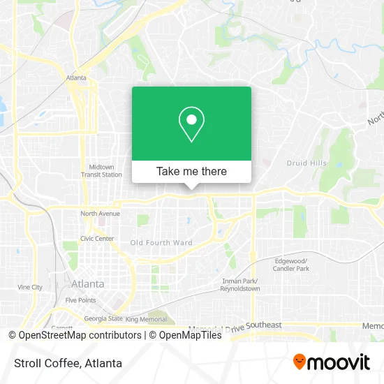 Stroll Coffee map