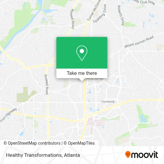 Healthy Transformations map