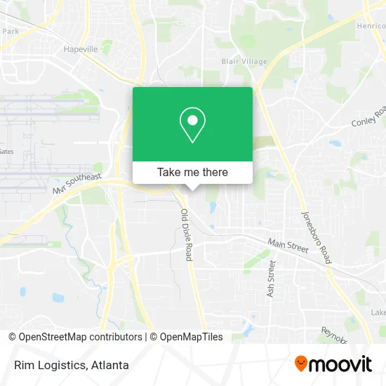Rim Logistics map