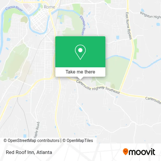 Red Roof Inn map