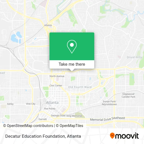 Decatur Education Foundation map