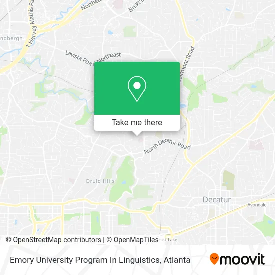 Emory University Program In Linguistics map