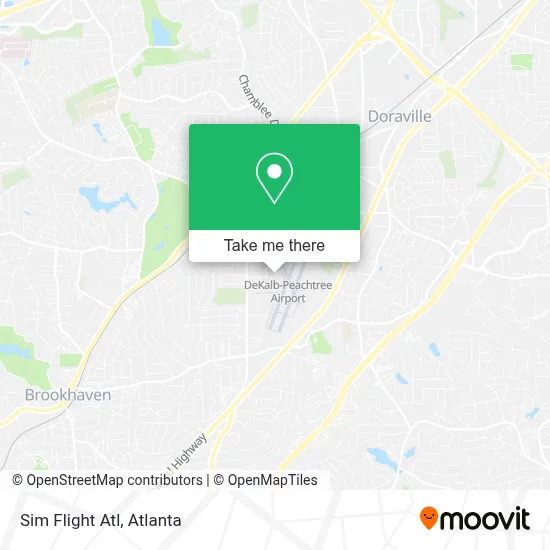 Sim Flight Atl map