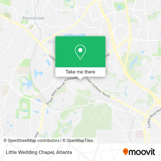 Little Wedding Chapel map