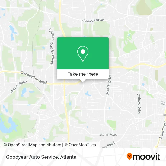 Goodyear Auto Service map